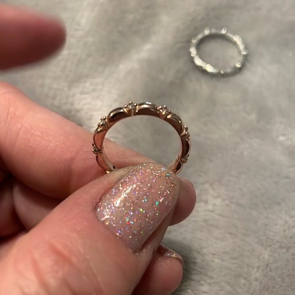 Rose Gold stackable ring from Pandora - Picture 1 of 3